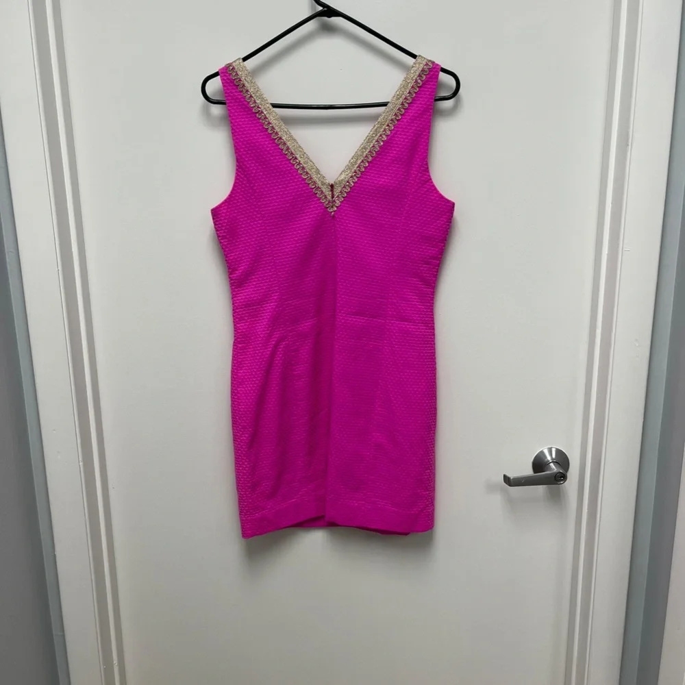 Magenta Lilly Pulitzer Dress - Picture 4 of 4